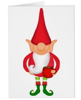 Christmas Elf funny card greeting