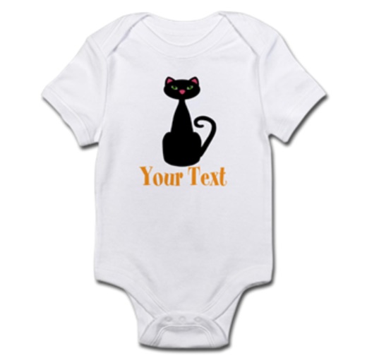 First halloween baby outfit shirt boy girl cute funny cat