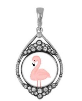 Pink Flamingo Jewelry Beach Necklace Gifts