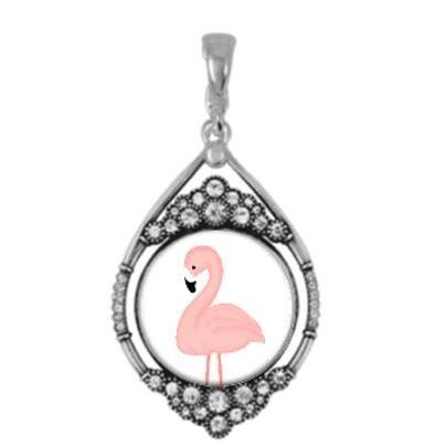Pink Flamingo Jewelry Beach Necklace Gifts