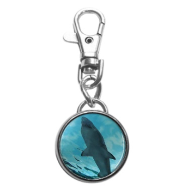 Shark Key Chain key chain beach ocean nautical