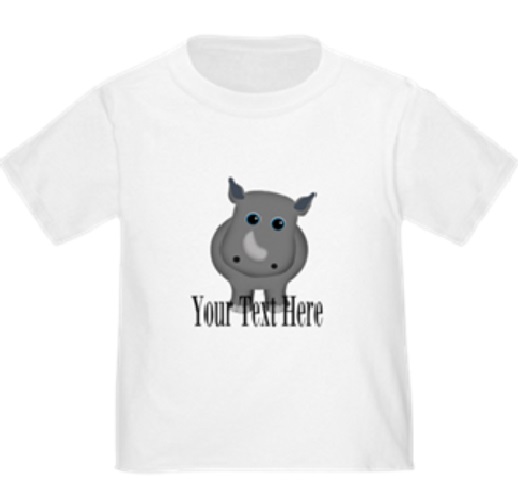 baby rhino toddler shirt rhinocerous africa zoo