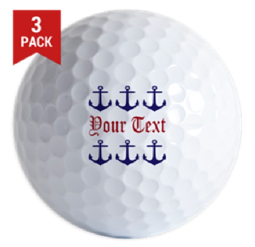nautical custom monogram golf ball balls set sailing charleston sc
