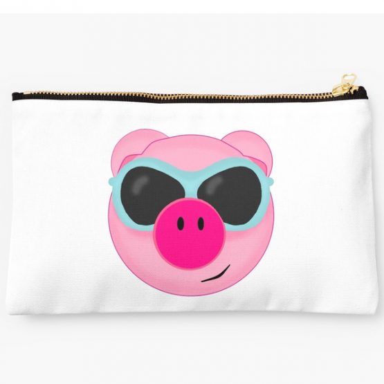 pink beach pig in sunglasses pigs piglet gifts