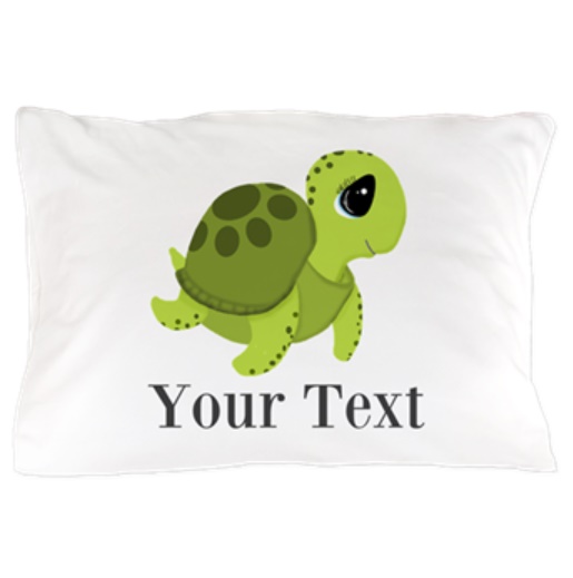 sea turtle ocean pillow case bedding home decor bedroom