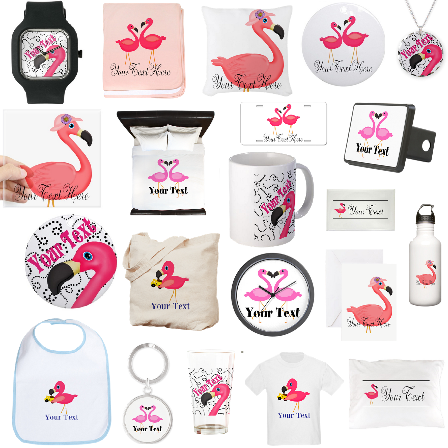 pink flamingo gifts jewelry custom gift flamingos beach decor home blog post