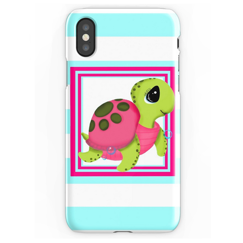 sea turtle iphone case x 8 7 6 5 5s beach ocean pink girly