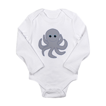 Octopus baby shirt long sleeve outfit body suit
