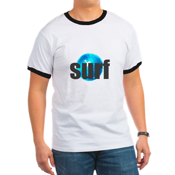 Surf Surfing tshirt shirt short sleeve drop ocean waves surfer